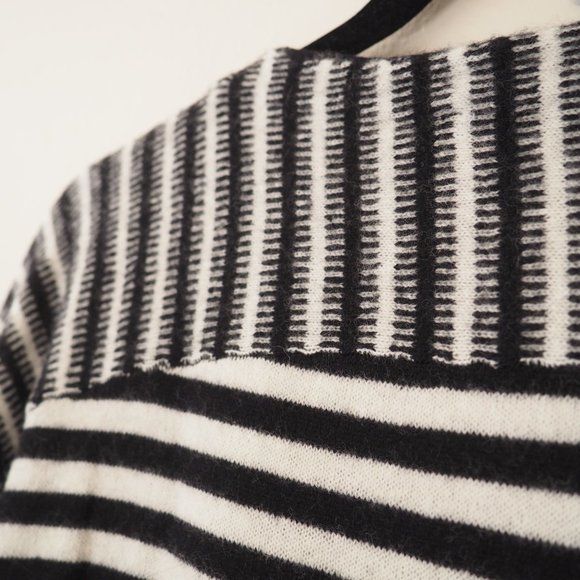 !! Zara Extra Soft Knit Wool Stripe Long Sleeve Dress sz M 100% wool - Picture 11 of 11